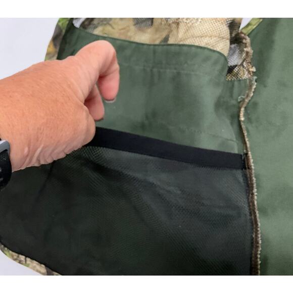 Mossy Oak Field Staff Full Strut  L/XL Hunting Vest Adjustable Removable Cushion - Picture 10 of 11